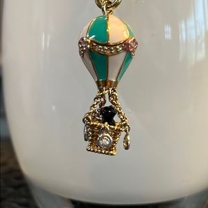 Juicy Couture Scotty dog in a basket hot air balloon cha